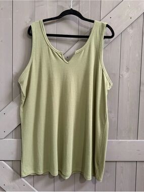 Torrid Sleeveless Ribbed Tank Top - Light Green